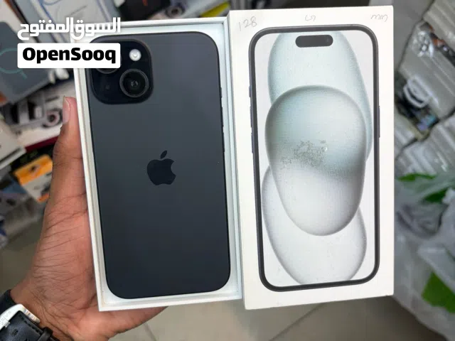 iPhone 15 black  storage 128gb