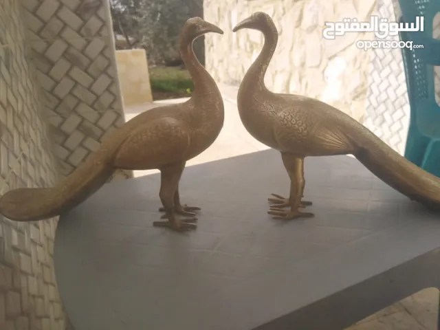 طاووس عدد 2 نحاس اصلي للبيع ب 65 دينار وزنهم 3 كيلو