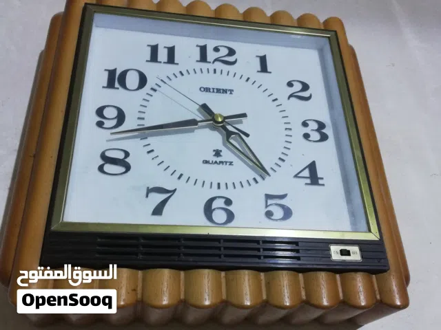 ساعه جداريه خشب ماركه orient شغاله صناعه يابانيه 1980