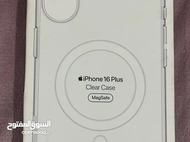 كفر ايفون 16 بلس شفاف جديد اصلي بالكرتون