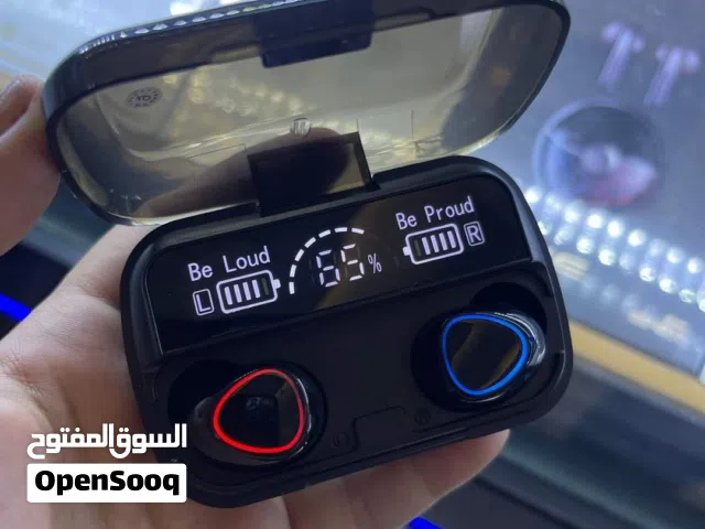 ايربودز m10 عبارة عن سماعة وباور بانك صغير