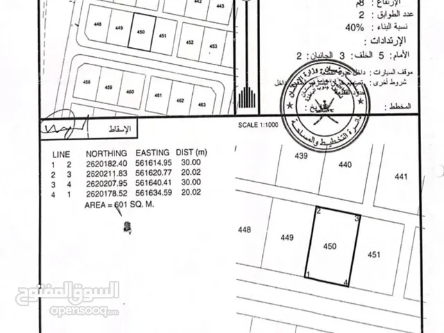 Residential Land for Sale in Al Batinah Al Masnaah