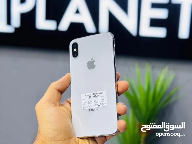 iPhone X -64 GB - 100% BH - Fine device for sale