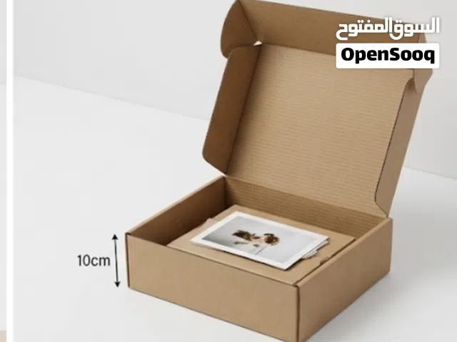 90 صندوق كرتون Kraft جوده عالية قياس 10x 25x 25