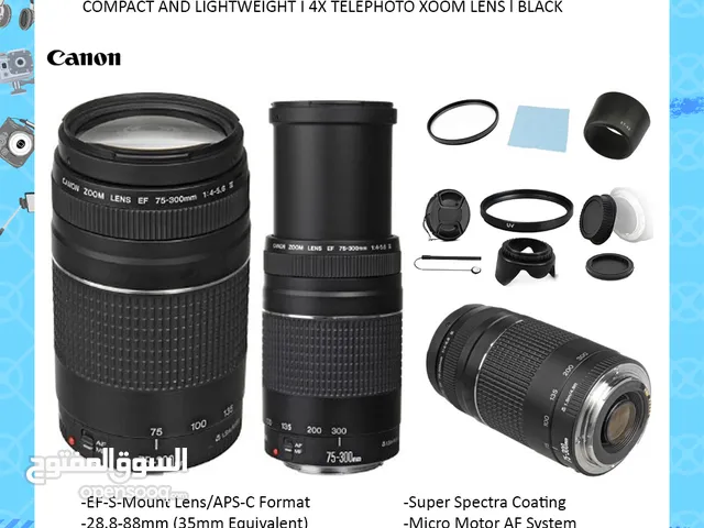 Canon Camera Lens EF 75-300mm ll Brand-New ll