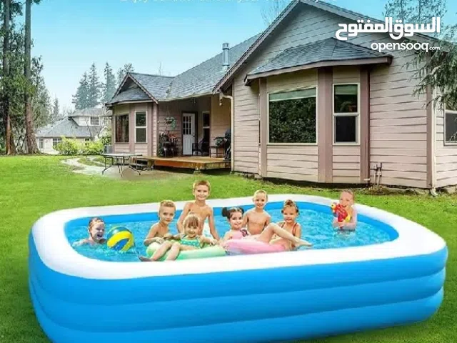 مسبح قابل للنفخ وقابل للطي