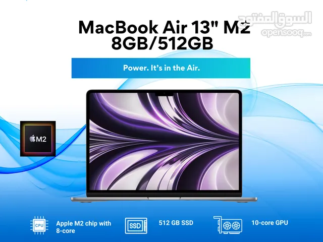 MacBook Air 13" M2 512GB ماك بوك اير