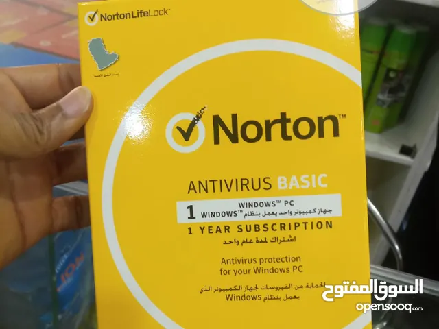 NORTONLIFELOCK ANTIVIRUS BASIC 1 WINDOWS نورترن انتي فايروس لحماية جهاز الكمبيوتر مستخدم واحد