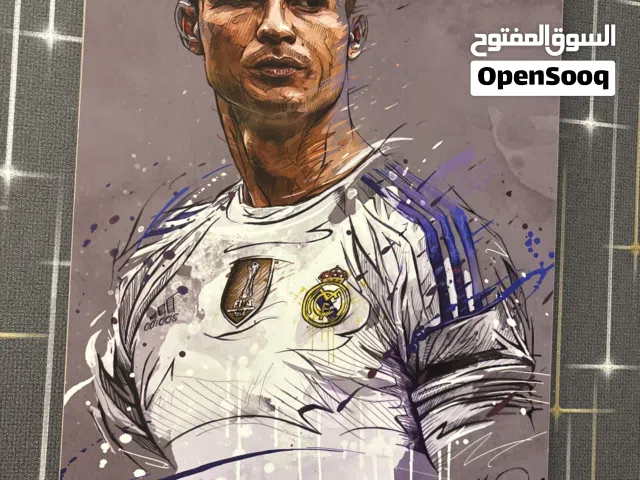 لوحة للاعب كرستيانو رونالدو