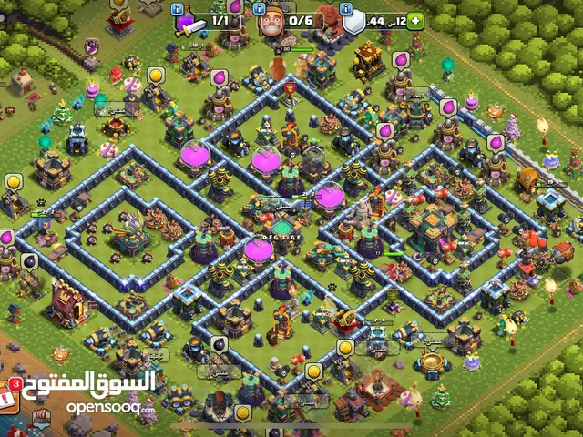 حساب كلاش اوف كلانس تاون 14