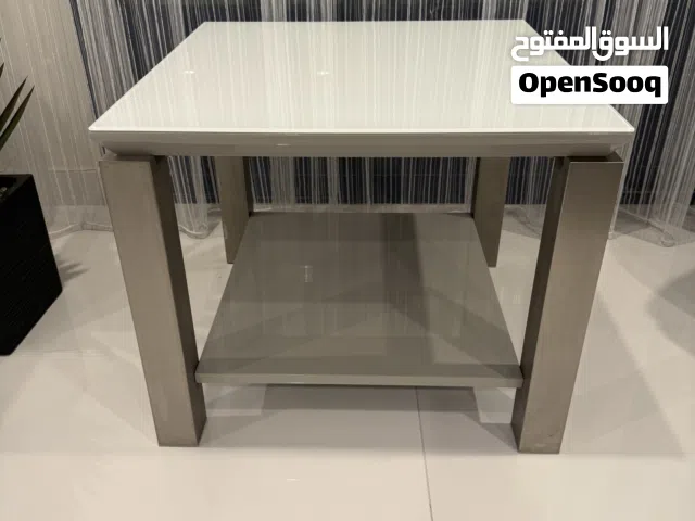 White Corner Table