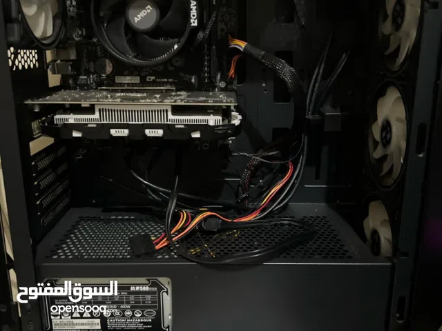 Motherbored, gtx 1050 Ti, Ryzen 3 3200g, 400w power supply, stock cooler.