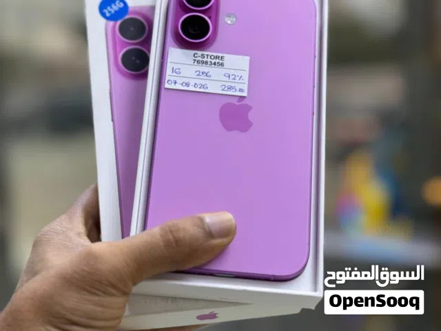 iPhone 16 -256 GB - Box piece- Good & Satisfactory phone for sale , warranty 7/8/2026
