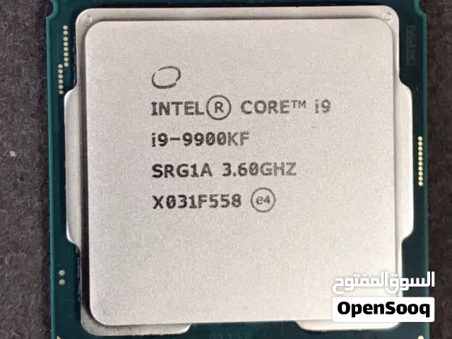كومبو معالج corei9 gen9 مع المروحه و لوحه الأم Rog maximus hero xi z390
