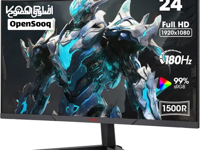 شاشة ألعاب KOORUI 24 إنش 180Hz FHD شبه جديدة