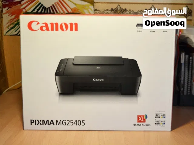 طابعة ملونه وايرلس ومتعددة المهام من canon 2540 .