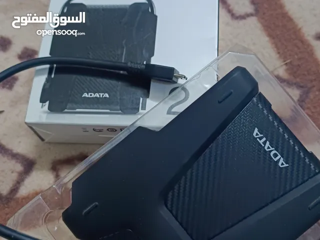 هارد اديتا اثنين تيرا مدرع بايت 2TB ADATA الفين كيكا للحاسبة او الكمبيوتر او السوني او اكس بوكس