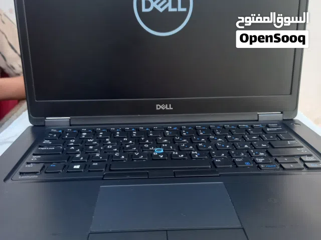 الجيل السابع. لابتوب dell. المعالج كور اي  5 الجيل  7 . الهارد 256  ssd الرام 8 حجم الشاشة 14