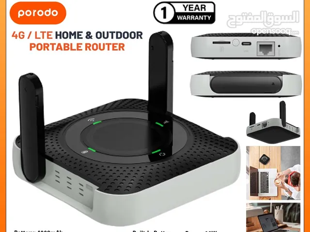 Porodo 4GLTE Home & Outdoor Portable Router ll Brand-New ll