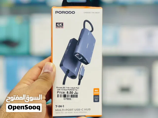 Brand New Porodo USB C Hub in Oman 4K Ultra HD