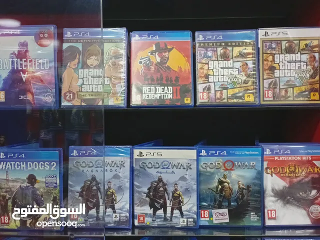 سيديات بلايستيشن فور و فايف PS4 &PS5 CD.S