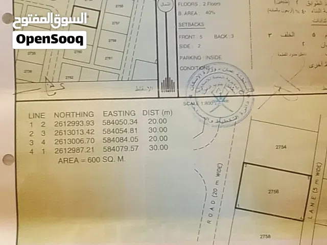 Residential Land for Sale in Al Batinah Barka