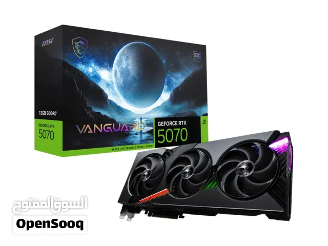كرت الشاشة MSI GeForce RTX 5070 12G VANGUARD SOC