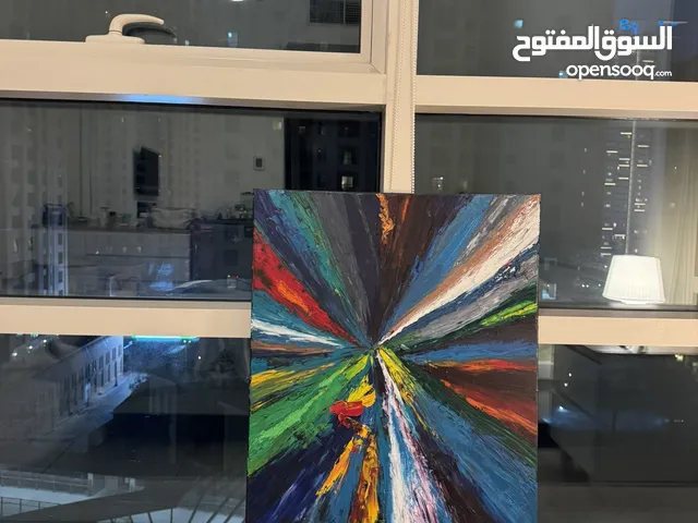 Abstract oil painting