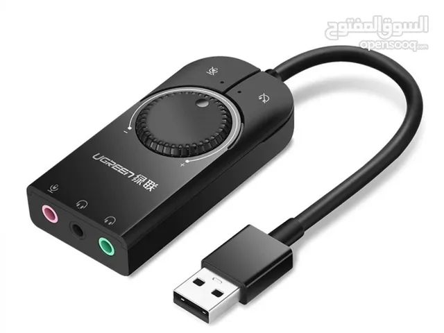 UGREEN CM129 USB External Stereo Sound Adapter وصلة سماعات الى يو اس بي