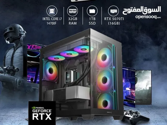 اقساط بدون دفعه اولى ( تجميعة كمبيوتر اي 7 PC Computer i7 RTX5070TI )