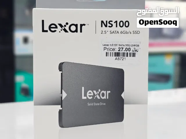 Brand New Lexar NS100 SSD in Oman  256GB Sata SSD  3 Years Warranty