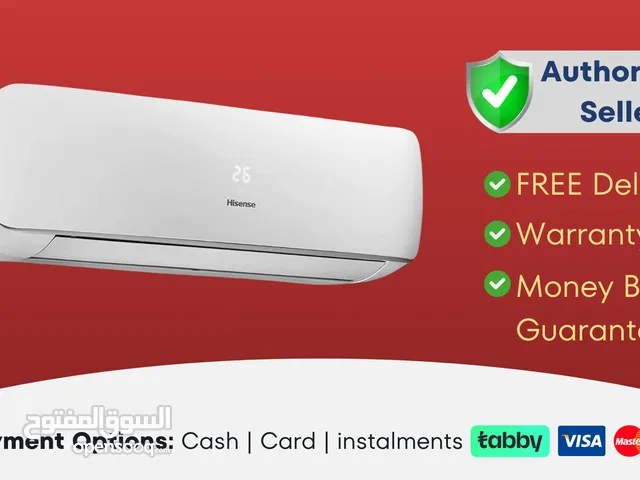 Hisense 1 Ton Split Air Conditioner - AC - Brand New - 1 Year Warranty - FREE Delivery - 1 1.5 2 3