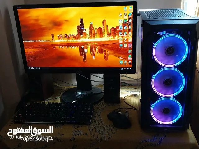 جهاز كمبيوتر كامل ASUS 3D 144HZ 1ms cor i3 9th GTX 1060 6G