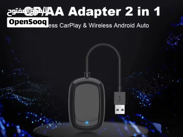 اسلكي صغير يعمل Carplay جديد 2 في 1 2024 IHeylinkit نظام أندرويد محول لاسلكي تلقائي اتصال ذكي لمعظم