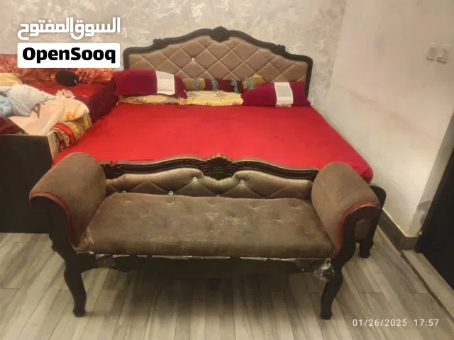 bedroom set and 5 seater sofa set for sale