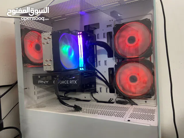 تجميعة pc للبيع ابيض استخدام 5 اشهر شبه جديد