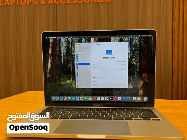 Apple MacBook Pro 2020 – M1 Chip  A2338  أبل ماكبوك برو 2020 – شريحة M1  A2338