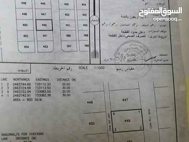 Residential Land for Sale in Al Sharqiya Al Kamil and Al Waafi