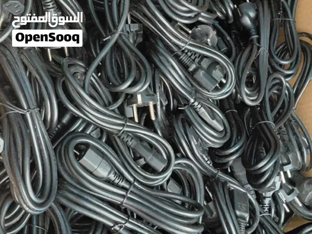 للبيع كابلات فيجا (VGA) وكابلات باور كمبيوتر وشاشات - خامات ممتازة