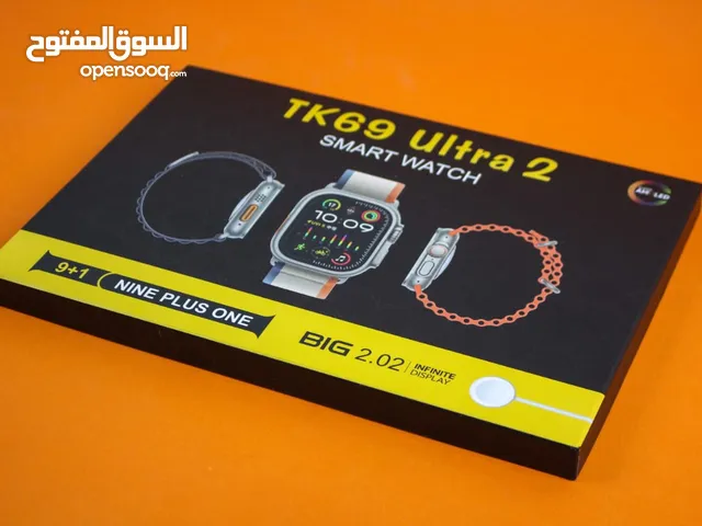 ساعة ذكية الترا 2 ماكس HK15 بشاشة اموليد بوصة لتتبع اللياقة
