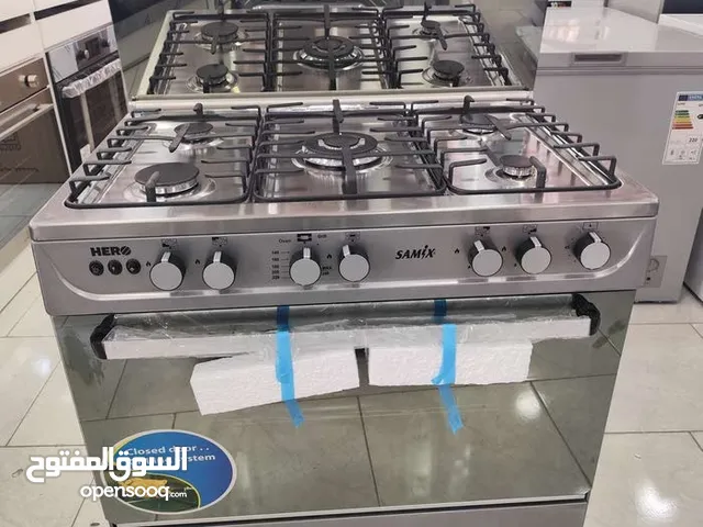 عرض قوي على فرن غاز 5 عيون سامكس 90 سم فل سيفتي لون ستانلس ستيل