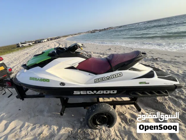 للبيع Sea-Doo GTI 130 موديل 2013 مخزن – مع عربه وكاياك والعاربه تاخذ دراجتين