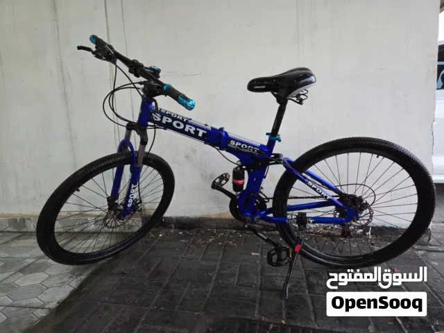 Foldable sports bicycle with suspension