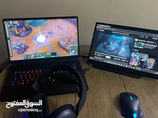 for sale alien ware m15 r7 amd لابتوب جيمنج للبيع اعلى مواصفات وكاله