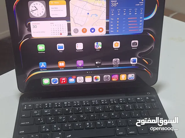 Ipad pro 11 inch M4 256 Gb wifi with cellular, pencil pro and key board, bag