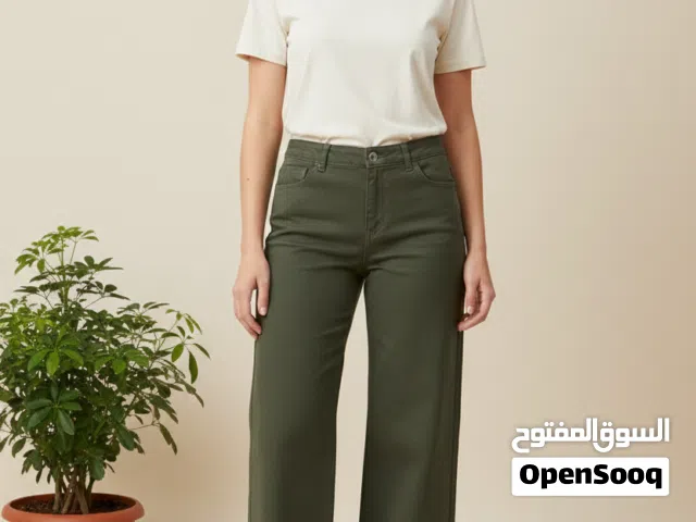 اروع البناطيل النسائية جينز وقماش وشيفون