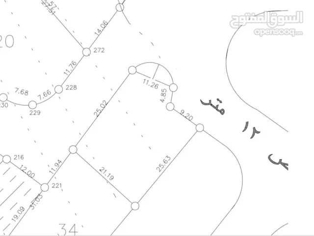 نمره 602 متر سكن ج مميزه للبيع في نابلس الجديدة مقابل جامع البرقاوي