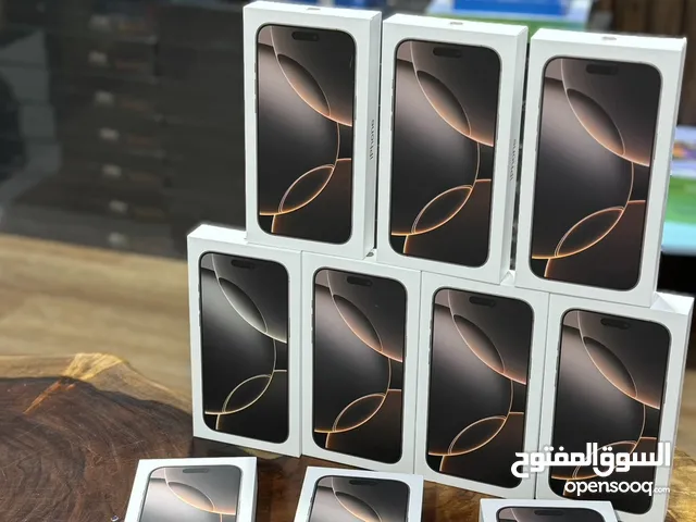 ايفون 16 برو ماكس ، ذاكرة 512GB جديد نسخة الشرق الاوسط