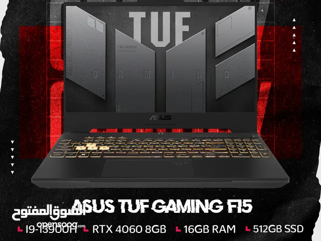 Asus Tuf F15 144Hz , RTX 4060 , i9 13900H , 512GB SSD - لابتوب جيمينج من اسوس !