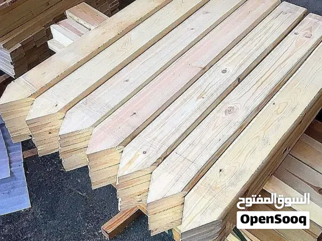 حربات خشب من أجود أنواع السويد الجديد لرفع الأسوار وعمل ديكورات خارجية للحدائق للبيع بأسعار ممتازة